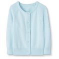 thumbnail image 1 of Girls Baby Toddler Cardigan Sweater, Light Turquoise, 3-6 months, 1 of 2