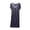 A-Blue107, variant on Womens Nightgown Short Sleeve Plain V-Neck Pajama Dress Spring Summer Indoor Evening Loose Loungewear For Ladies