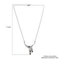 thumbnail image 6 of Multi Gemstone Necklace 18 Inches in Stainless Steel 3.35 ctw | Tarnish-Free, , Sweat Proof Jewelry Christmas Gifts, 6 of 7