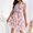 Pink, variant on Summer and Spring Dresses for Women 2024 Plus Size Summer Casual Midi Dresses For Women 2023 Womens Casual V-Neck Butterfly Short Sleeve Floral Print Mini Dresses