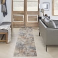 thumbnail image 2 of Nourison Astra Machine Washable 2'2" x 8' Multicolor Modern Indoor Flatweave Rug, 2 of 8