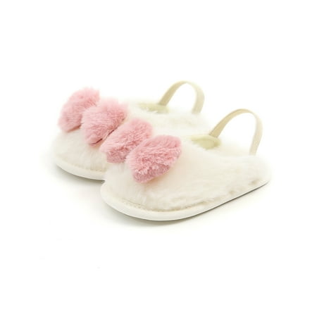 

Bmnmsl Newborn Toddler Baby Boys Girl Infant Cute Bow Soft Crib Warm Shoes 0-18M