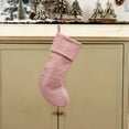 thumbnail image 6 of 18-Inch Rustic Christmas Stockings – Thick Plush Christmas Stockings, Merry Christmas Home Decor, Winter Gifts, Xmas Party Decorations, Holiday Stockings for Fireplace, 6 of 6