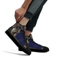 thumbnail image 4 of Alaska State Eagle High Top Canvas Shoes Sneakers Black Size 11.5, 4 of 7