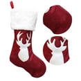thumbnail image 1 of Kearding Calcetines navideños de Papá Noel, bolsa de regalo de dulces, adorno para fiesta, árbol de Navidad, calcetines colgantes de Navidad, Kits de decoración para fiestas  Escribe un Kearding HA000947-01B, 1 of 1