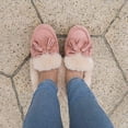 thumbnail image 5 of ULTRAIDEAS Women's Fuzzy Moccasin Slippers Micro Suede House Shoes, 5 of 5