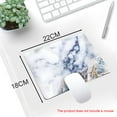 thumbnail image 2 of Mouse pad, marble mouse pad, washable square cloth office laptop mouse pad, 2 of 7