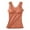 Orange, variant on Wancir Womens Self-heating Lace Thermal Fleece Lined Underwear Tops Cami Tank Top Warm Base Layer Vest