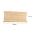 thumbnail image 2 of 1 Set Bamboo Blank Sign Bamboo Plaque Blank Bamboo Board Name Board With Base, 2 of 8