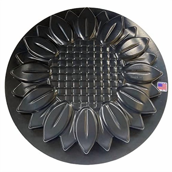 AUTUMN Sunflower Durable Stepping Stone -, Concrete Cement -, Stepping Stones for Garden Walkway, DIY Walkway Stepping Stones, Flower Statue for Garden, Flower Garden Decor M