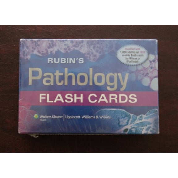 Pre-Owned Rubin's Pathology Flash Cards, 9781608311828, 1608311821, Paperback, 1 edition
