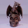 thumbnail image 1 of Estatua de calavera de dragón volador, estatuas, figuritas, adornos de Halloween, decoración genial para mesita de noche de apartamento, escultura, 1 of 8
