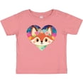 thumbnail image 3 of Inktastic Fox Lover Heart Cute for Girls Girls Baby T-Shirt, 3 of 5
