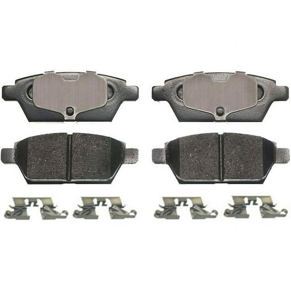 Rear Brake Pad Set - Compatible with 2006 - 2013 Mazda 6 2007 2008 2009 2010 2011 2012