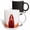 Multicolor, variant on 3drose, a Fantasy Goddess of the Autumn Season with a Cup of Hot Coffee Art, 11oz Magic Transforming Mug