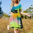 thumbnail image 2 of Northern Watercolour Last Flight and Fishing Sleeveless Dress dresses women summer 2024 dress summer, 2 of 6