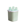 thumbnail image 2 of Rewenti 4 Cavity Ice Lolly form with Lid Reusable Plastic Ice Cream Maker for Homemade Popsicles Chilled Treats, 2 of 6