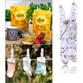 thumbnail image 7 of 100pcs Transparent Plastic Clothespins Clips Glittering Photo Paper Clips Clothesline Utility Clips for Crafts Party Christmas Ornament Home Laundry Tool, 3.5 cm x 0.5 cm x 0.8 cm, 7 of 7