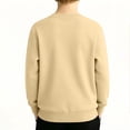 thumbnail image 4 of Sweatshirts for Girls 14-16 Casual Crewneck Long Sleeve Girls Pullover Top Preppy Solid Sweaters for Teen Girls Fleece Fall Clothes for Tween Girls, 4 of 6