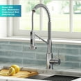 thumbnail image 3 of KRAUS Bolden 2-in-1 Commercial Style Pull Down Single Handle Water Filter Kitchen Faucet for Reverse Osmosis or Water Filtration System in Chrome, 3 of 8