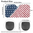 thumbnail image 5 of KUIFORTI Car Front Windshield Sun Shade Visor Suv Window Folding Bloker Cover, American Flag Automotive Interior Sun Protection, 66.53" x 34.44", 5 of 5