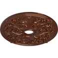 thumbnail image 3 of Ekena Millwork 23 5/8"OD x 3 7/8"ID x 2 1/8"P Jamie Ceiling Medallion (Fits Canopies up to 3 7/8"), Hand-Painted Copper Penny, 3 of 6