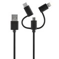 thumbnail image 3 of Rove RV06551 4 ft. USB to USB-C TM Lightning R &amp; Micro Charge &amp; Sync Cable  Black, 3 of 3