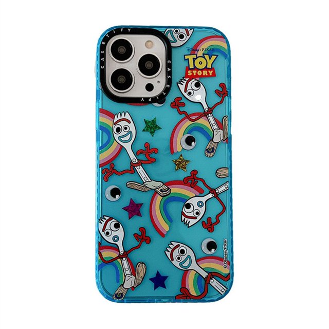 Disney Cartoon Toy Story Woody Buss iphone XR/11/12Promax/13mini Suitable For Apple Phone Case Cute Silicone Protective CoveriPhone 7plus 8plus Gao Jinjia LED