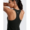 thumbnail image 4 of CRZ YOGA Seamless Womens Breathable Workout Tank Tops Racerback Sleeveless Running Athletic Shirts, 4 of 5
