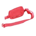 thumbnail image 3 of Riñonera ajustable para aventuras al aire libre, correr, senderismo: riñonera grande y elegante de color rojo para mujer, 3 of 8