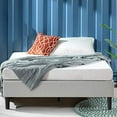 thumbnail image 3 of ZINUS Curtis Upholstered Platform Bed Frame / Mattress Foundation / Wood Slat Support / No Box Spring Needed / Easy Assembly, Light Grey, Queen, 3 of 13