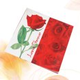 thumbnail image 3 of EeaseCA Serviette Imprimée Colorée Rose Rouge pour Fête Rassemblement Festival Maison, 3 of 8