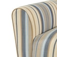 thumbnail image 5 of Homesvale Sugar City Arm Chair in Blue Stripe, 5 of 6