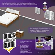 Hot Shot HG-95911 Bedbug & Flea Fogger, Aerosol, 2-3/2-Ounce — Residential Use, Standard Application