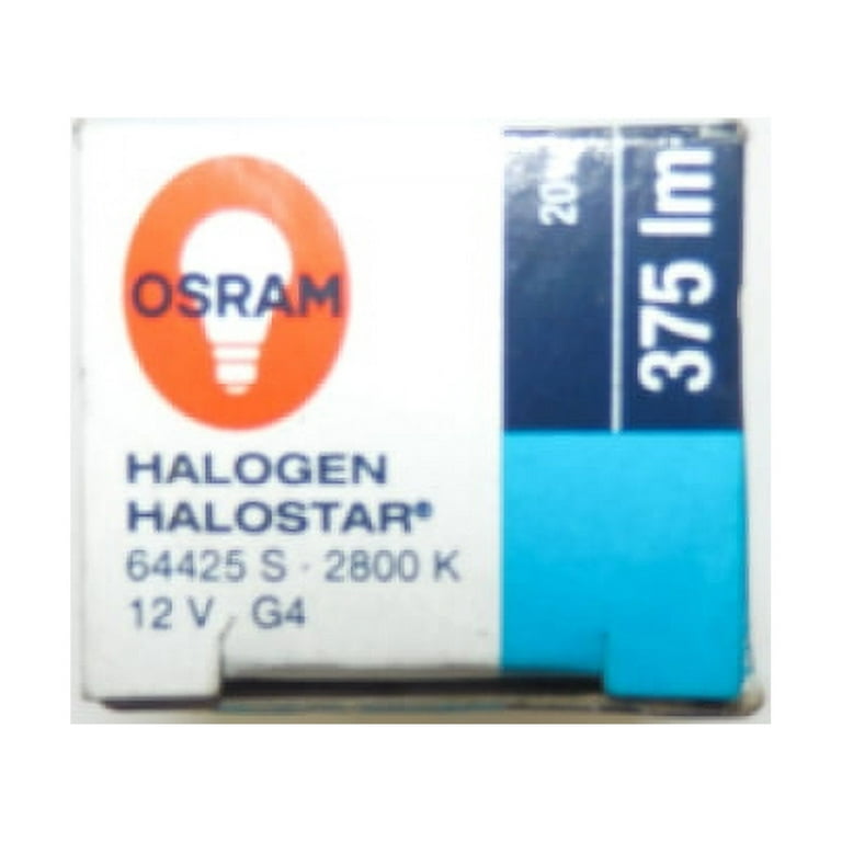 Osram - 64425 - Ampoule Halogène 20 Watt 22 kWh/1000h, 12 Volt G4