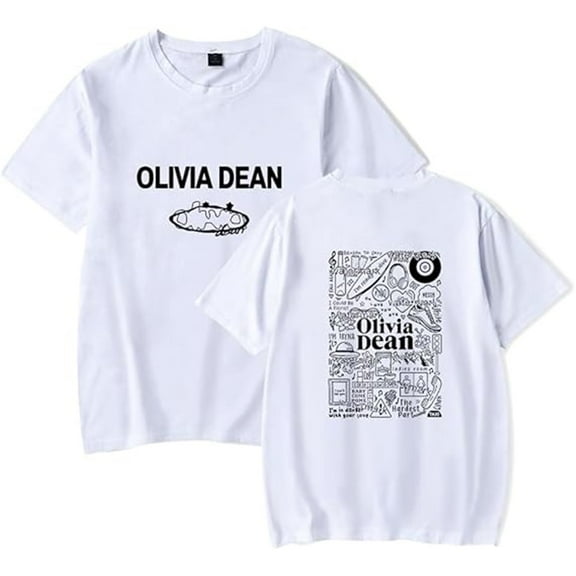 Olivia Dean Lyrics Song Collection T-shirt Fun Fashion Print Short Sleeve Unisex Harajuku Wear
