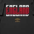 thumbnail image 2 of Umbro Men's England Stacked Soccer T Shirt (Black, S-XXXL), 2 of 4