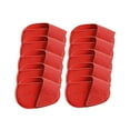 thumbnail image 1 of Golf Iron Head Covers Juego de protección, cuero ligero de PU, Headcover portátil rojo pequeño Zulema Fundas para cabezas de golf, 1 of 8