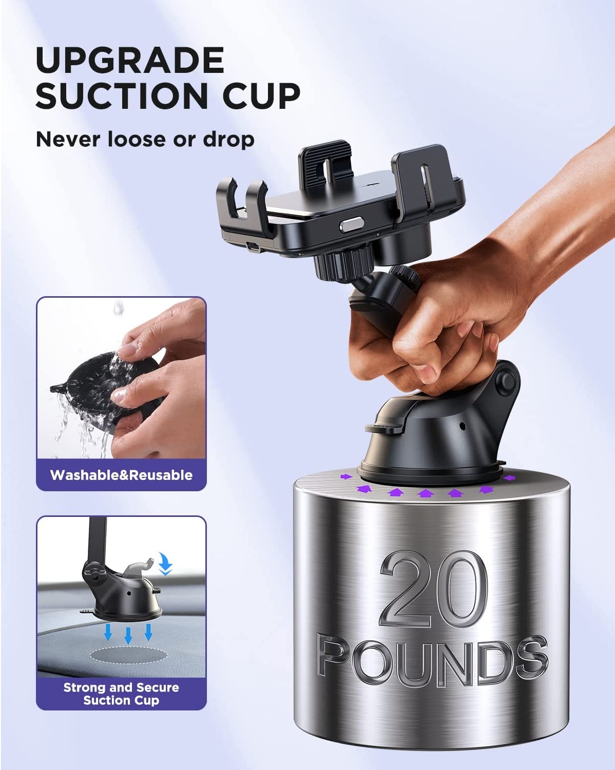 Joyroom 15W Wireless Car Phone Charger Mount photo 3