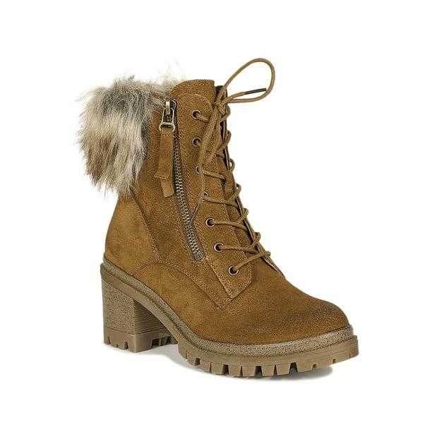 lace up platform ankle booties