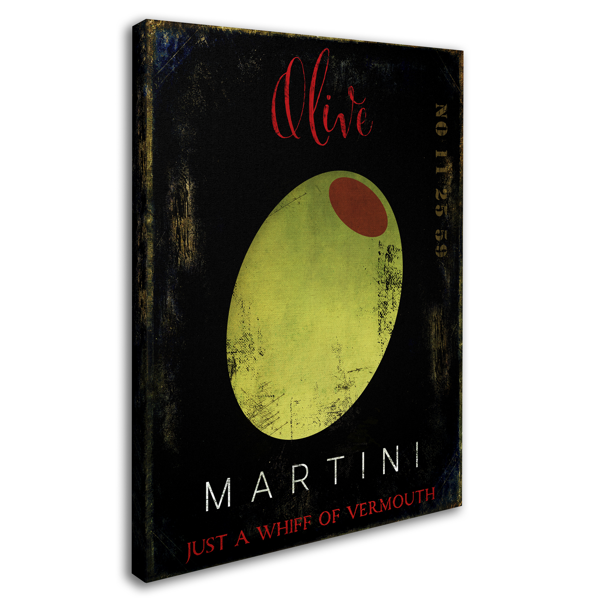 Trademark Fine Art "Olive Martini I" Canvas Art by Color Bakery