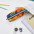 thumbnail image 6 of Fotbe Colorful Paint Print Pattern Leather Pencil Case, Pencil Pouch with Durable Zipper, Compact and Stylish Organizer for Stationery, Art Supplies, Travel Essentials, 6 of 7