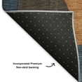 thumbnail image 5 of Addison Rugs Mayfield Premium Machine Washable Transitional Abstract Navy Rectangle Rug, 5' x 7'6", 5 of 7