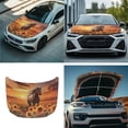 thumbnail image 7 of Yuyamidu 3 PCS Horse Car Hood Cover Protector Sunflower Car Front Hood Cover Sunset Auto Exterior Rear View Accessories Removable Side Mirror Covers for Cars Sedans, 7 of 7