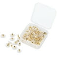thumbnail image 1 of Senjay Earring Backs Replacements,100Pcs Earring Backs Replacement Pierced Backing Stopper Boxed DIY Material Jewelry Accessories,Jewelry Accessories, 1 of 8