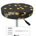 thumbnail image 4 of Lsque Bumblebee Round Bar chair cushion covers Velvet Fabric Premium Comfort Protects from Scratches and Stains for 14-17 Inch Chair- 12 inch, 4 of 7