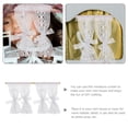 thumbnail image 3 of Dsseng 2 Pcs Dollhouse Curtains Tiny Models Miniatures Window Accessories Toy Room Accessory, 3 of 6