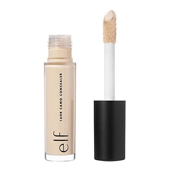 e.l.f. 16HR Camo Concealer, Full Coverage & Highly Pigmented, Matte Finish, Medium Neutral, 0.203 Fl Oz (6mL)