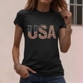 thumbnail image 5 of Vetsdori Women's Patriotic T Shirts USA Years Anniversary Fourth of July Pullover Short Sleeve Summer,Casual Graphic Red White and Blue Fashion Tops for Women Crew Neck, 5 of 7