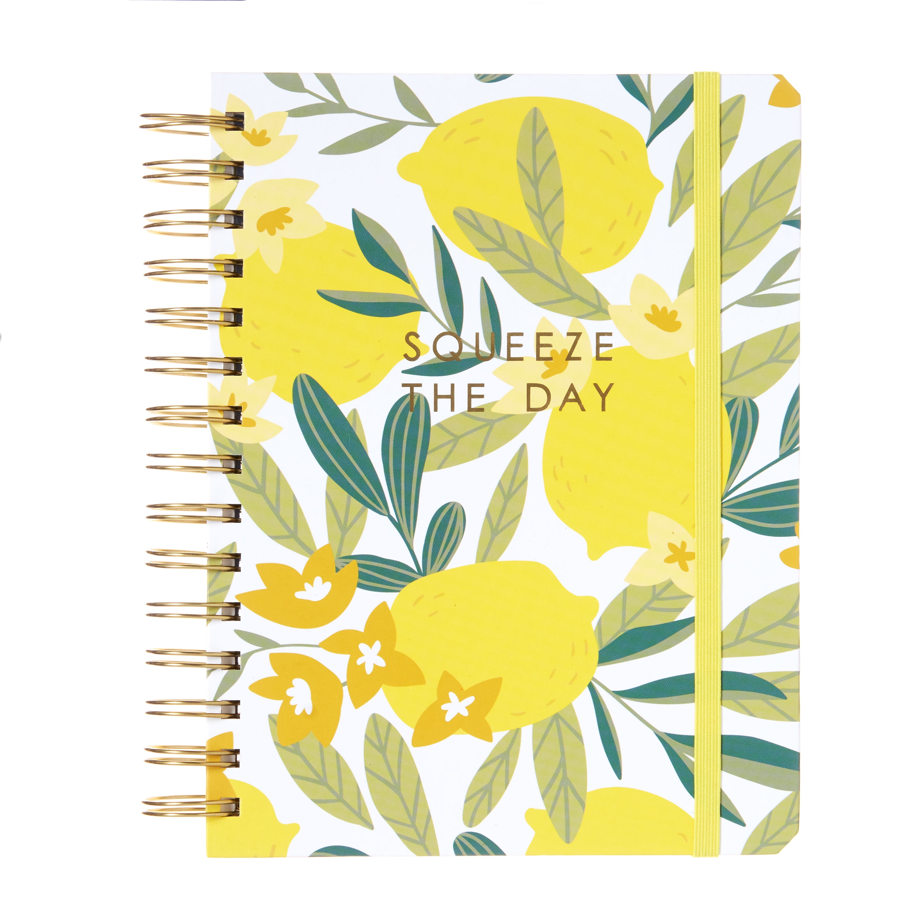 Pen+Gear Squeeze the Day Spiral Notebook with Dividers, 120 Pages